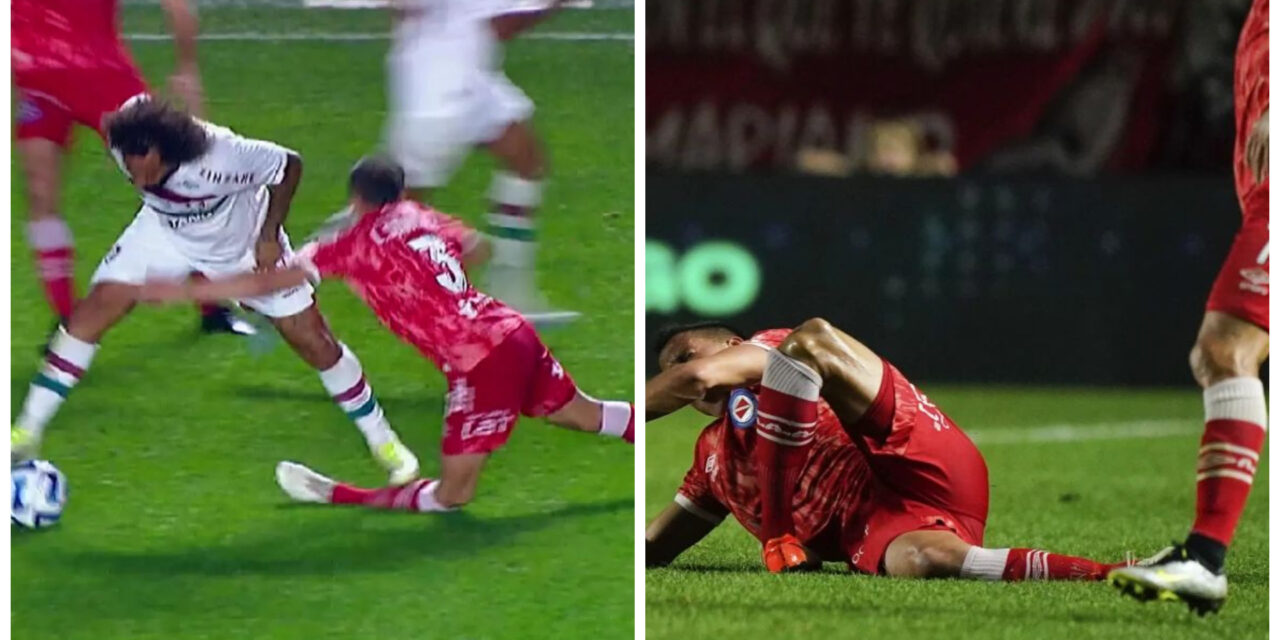 Marcelo fractura pierna a rival y rompe en llanto