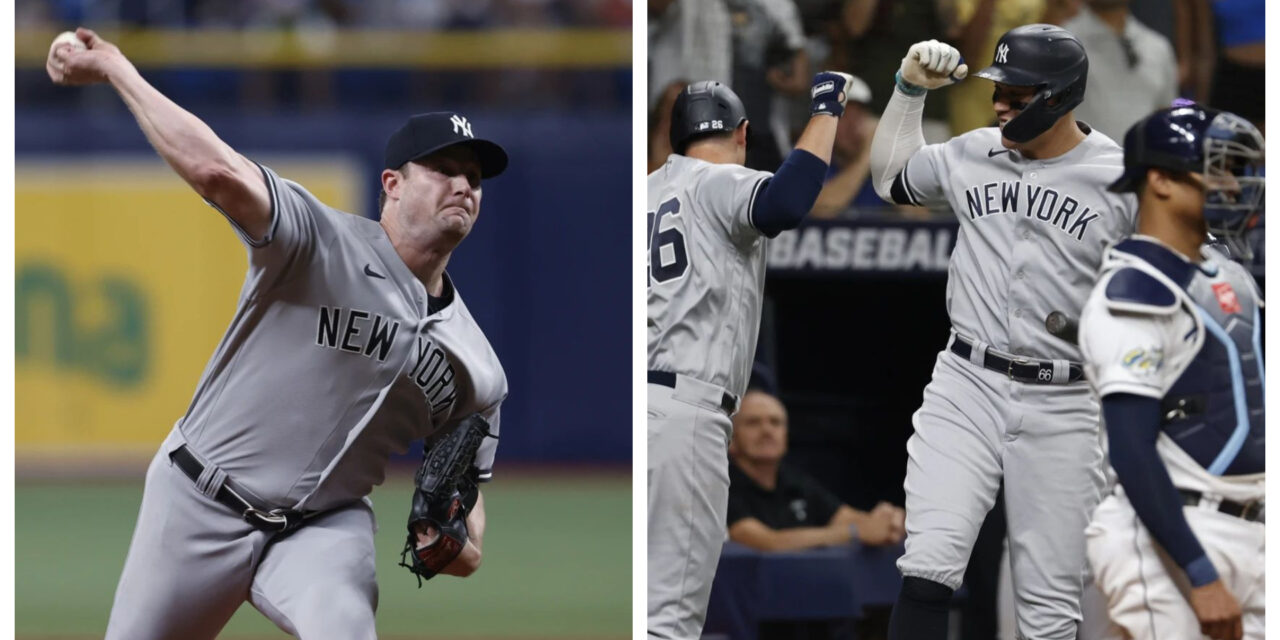 LeMahieu potencia con dos jonrones la apertura de Cole; Yanquis vencen a Rays 6-2