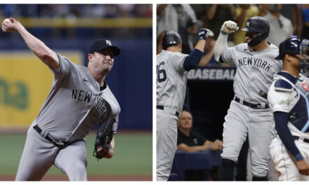 LeMahieu potencia con dos jonrones la apertura de Cole; Yanquis vencen a Rays 6-2