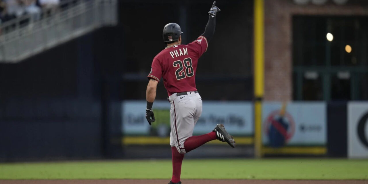 Pham y Moreno aportan jonrones y Diamondbacks se imponen 3-1 a Padres