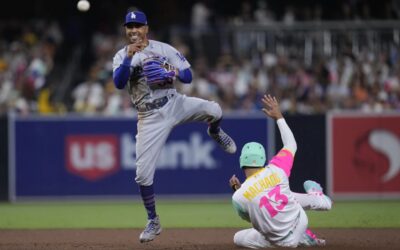 Dodgers anotan 5 en la 8va y doblegan 10-5 a Padres