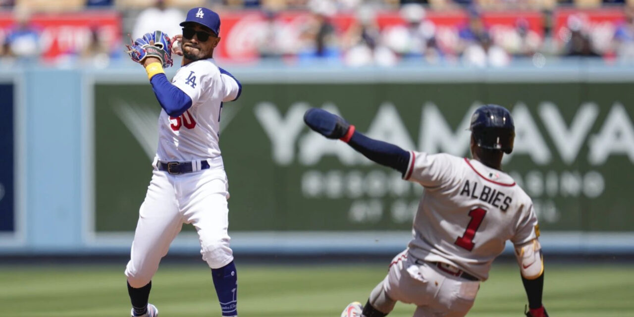 Dodgers evitan barrida al vencer 3-1 a Bravos en duelo de líderes de la Nacional