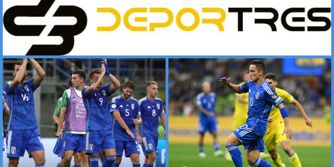 Con doblete de Fratessi, Italia vence 2-1 a Ucrania y endereza rumbo en eliminatorias de la Euro(Video D3 completo 12:00 PM)