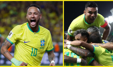 Brasil golea a Bolivia 5-1; Neymar rompe récord