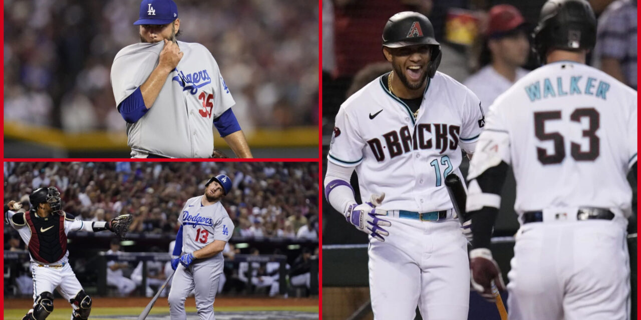 Diamondbacks barren a Dodgers al imponerse 4-2 y avanzan a Serie de Campeonato de la Nacional