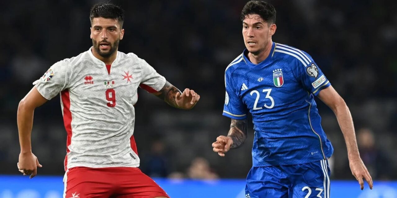 Italia deja atrás una semana de escándalos con goleada 4-0 ante Malta en la eliminatoria a la Euro
