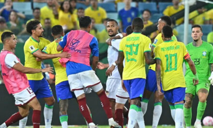 Golazo de Bello da empate sorpresivo en eliminatoria a Venezuela en Brasil
