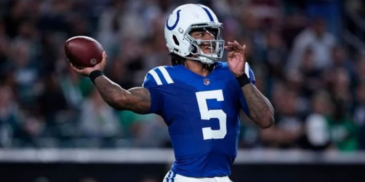 Anthony Richardson, QB de Colts, opta por cirugía en el hombro, que pondrá fin a su temporada