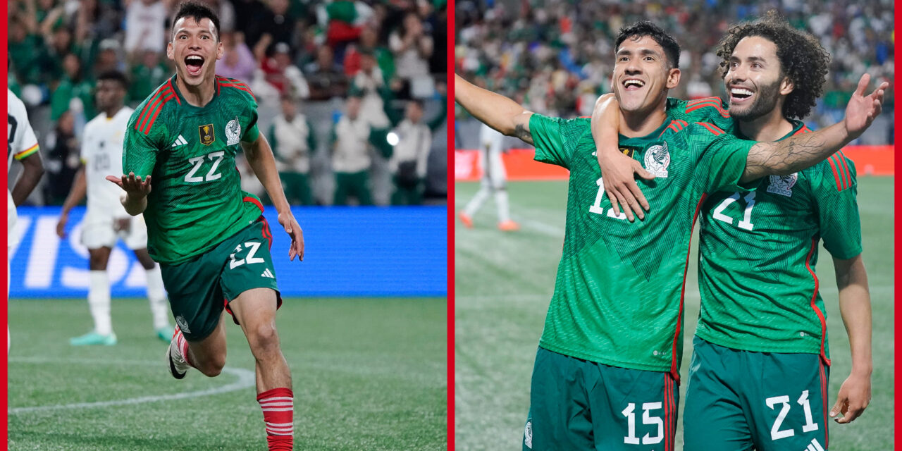 Lozano reaparece con éxito en selección mexicana, que vence a Ghana en amistoso