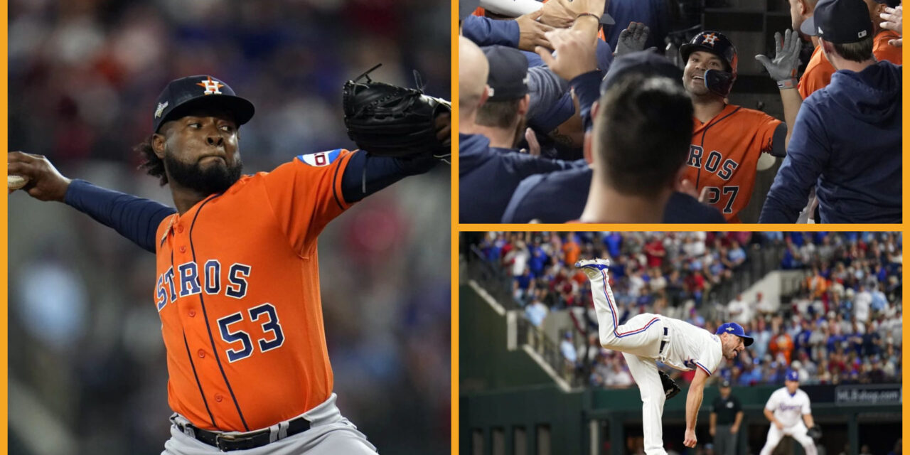 Altuve y Javier conducen a Astros a victoria para acercarse a Rangers en Serie de Campeonato