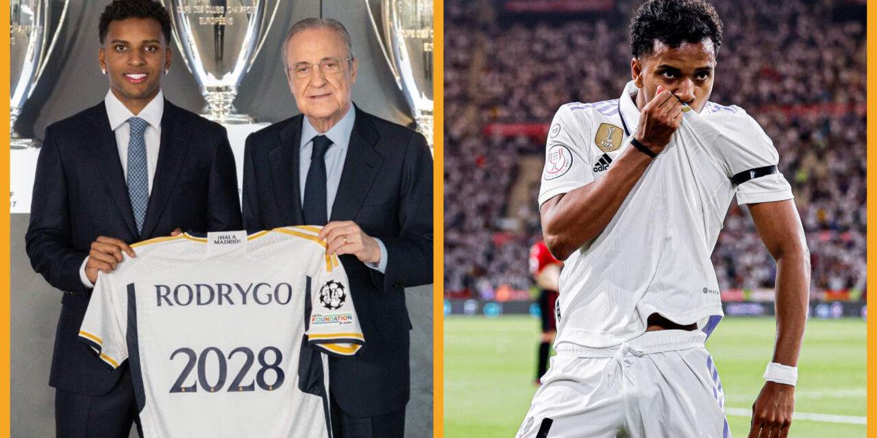 El Real Madrid renueva a Rodrygo hasta el 2028