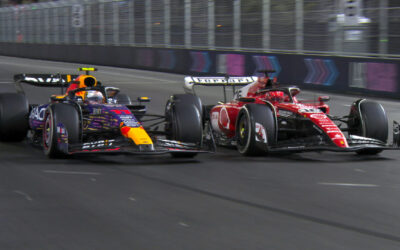 Checo Pérez terminó tercero en Las Vegas y aseguró el subcampeonato de la F1