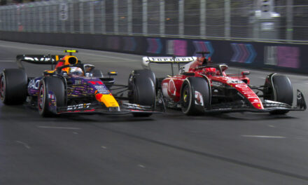 Checo Pérez terminó tercero en Las Vegas y aseguró el subcampeonato de la F1