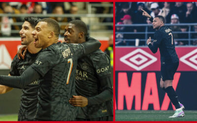 Con triplete de Mbappe, el PSG supera al Reims 3-0 y se catapulta a la cima de la liga francesa