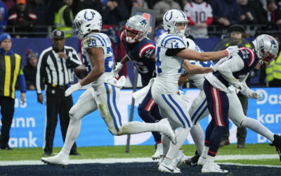 Con un único touchdown de Taylor, Colts superan 10-6 a Patriots en Alemania