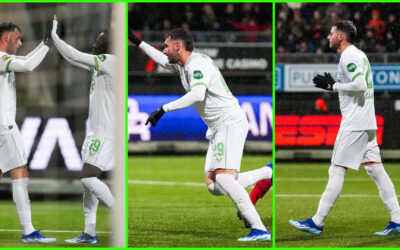 Santiago Giménez marcó tres goles en el Clásico de Rotterdam