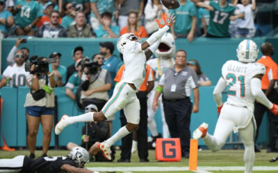 Jalen Ramsey sella la victoria de los Dolphins con intercepción para vencer 20-13 a Raiders
