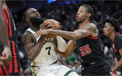 Jaylen Brown encesta 30 puntos en paliza de Celtics a Bulls para avanzar en torneo In-Season