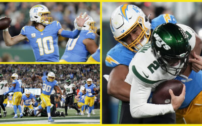 Chargers, de la mano de su defensiva y 2 anotaciones de Ekeler, derrotaron a los Jets