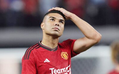 Casemiro difícilmente jugará con el Manchester United antes de Navidad
