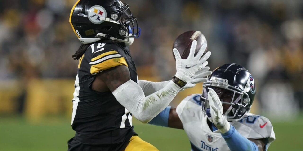 Con touchdown en los últimos minutos, Steelers superan 20-16 a Titans