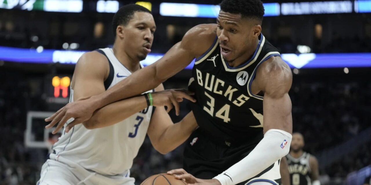 Antetokounmpo luce con 40 puntos; Bucks derrotan a Mavericks