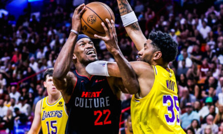 Miami se lleva ‘thriller’ ante Lakers
