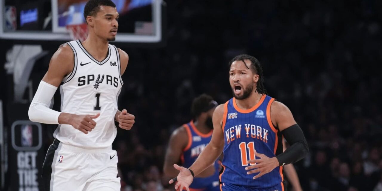 Mal debut de Wembanyama en Madison Square Garden; Knicks aplastan a Spurs