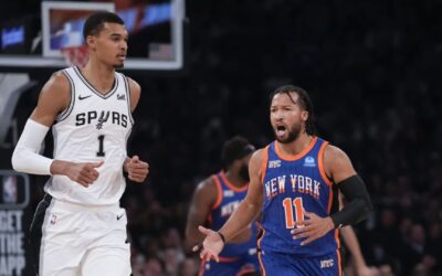 Mal debut de Wembanyama en Madison Square Garden; Knicks aplastan a Spurs