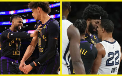 Russell encabeza a los Lakers en triunfo de 134-107 sobre Grizzlies