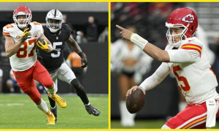 Patrick Mahomes conectó para 2 touchdowns, Chiefs vinieron de atrás y vencen a Raiders, 31-17
