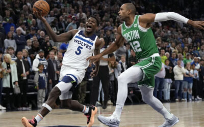 Celtics sufren su primera derrota al caer 114-109 con los Wolves en tiempo extra