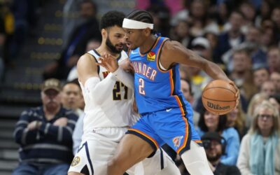 Con 40 puntos de Gilgeous-Alexander, Thunder corta racha de 6 triunfos a Nuggets