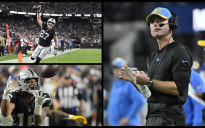 A 4 días de caer por 3-0; Raiders imponen récord, con triunfo de 63-21 ante Chargers