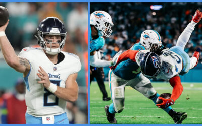 Will Levis comanda reacción de Titans con dos TDs tardíos, en triunfo 28-27 ante Dolphins