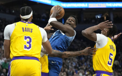 Timberwolves vencen 118-111 a unos Lakers sin LeBron, que hilvanan 4 derrotas