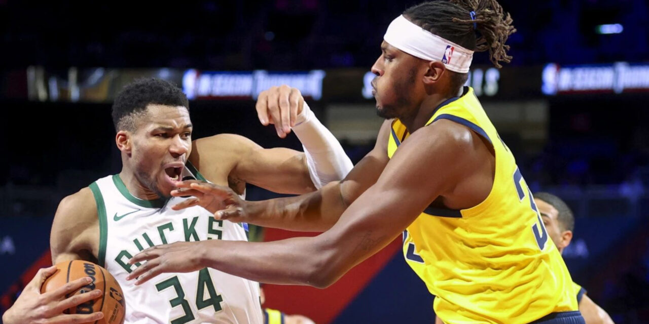 Pacers vencen a Bucks 128-119 y avanzan a la final de la inaugural Copa de la NBA