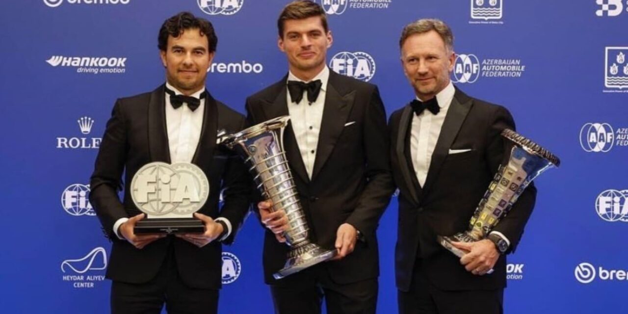 F1: Verstappen recoge su premio de campeón 