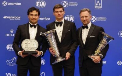F1: Verstappen recoge su premio de campeón 