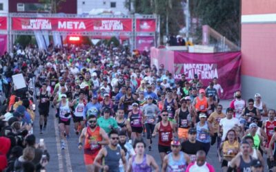 CJ Albertson y Mary Akor, los ganadores absolutos del maratón Baja California 2023