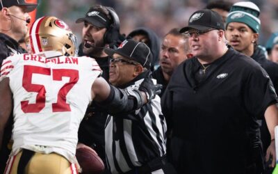 NFL veta un partido a jefe de seguridad de Eagles por altercado con jugador de 49ers