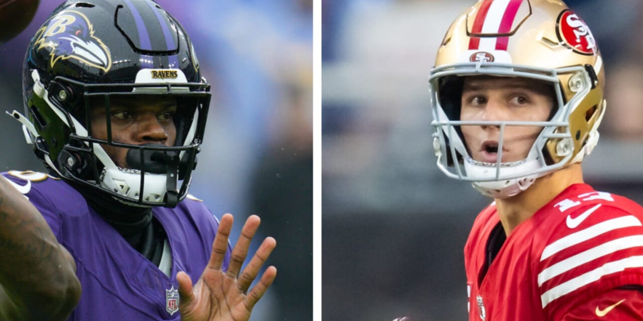 Duelo 49ers-Ravens, favoritos al Super Bowl y mejores de NFL, roba atención en semana 15