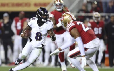 Lamar Jackson y Ravens se llevan el duelo de líderes con triunfo 33-19 ante 49ers