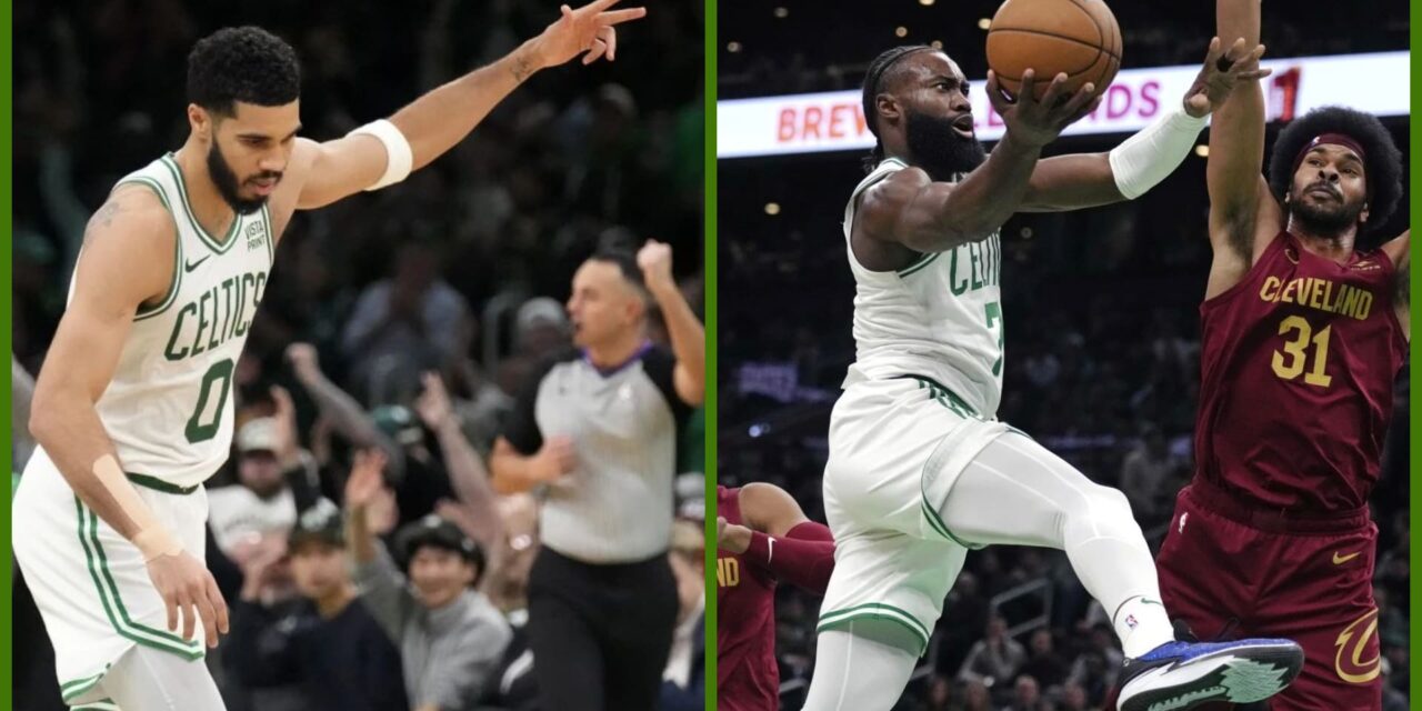 Tatum y Brown conducen a Celtics a victoria sobre Cavs, para seguir invictos en Boston