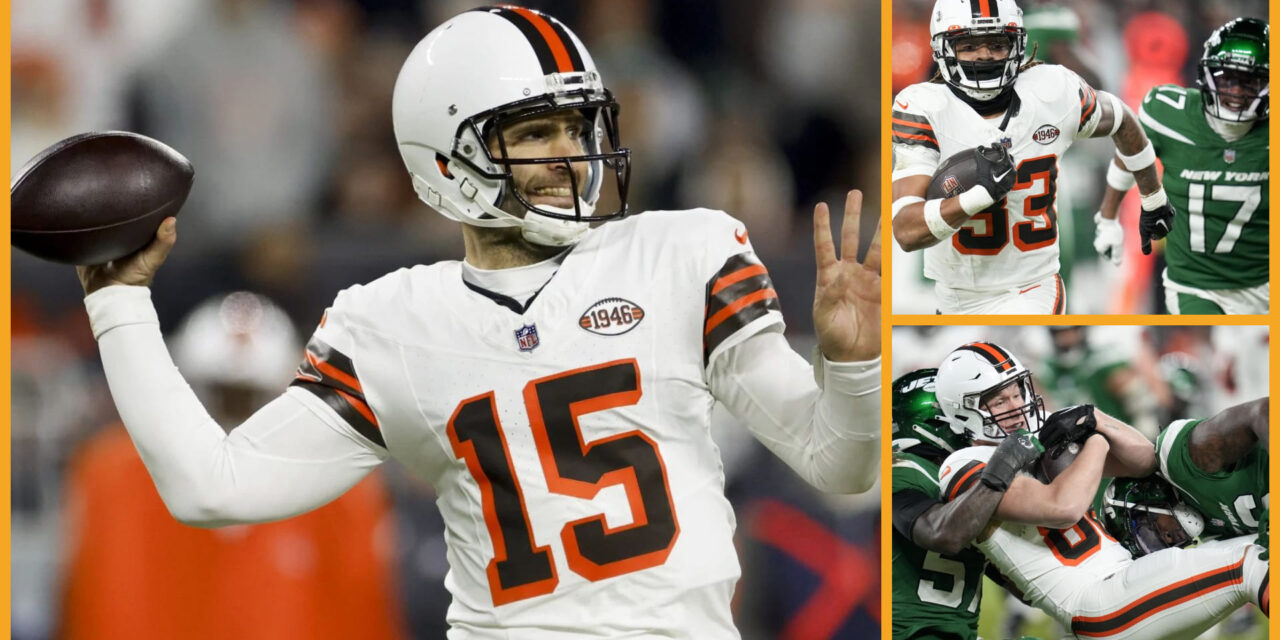 Flacco lanza 3 pases de touchdown; Browns vencen a Jets y se clasifican a playoffs