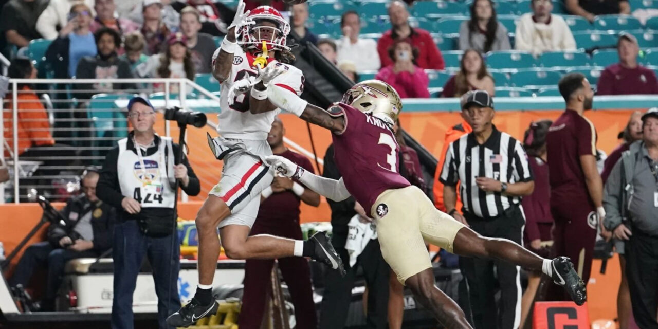 Georgia humilla 63-3 a Florida State en el Orange Bowl