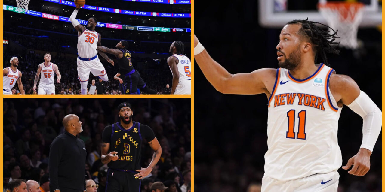 Knicks se sobreponen a triple doble 109 de LeBron y vencen a Lakers