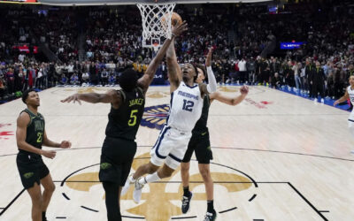Morant brilla con 34 puntos en su reaparición con Grizzlies, que superan a Pelicans