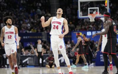 Pistons superan a Raptors y cortan racha récord de 28 derrotas