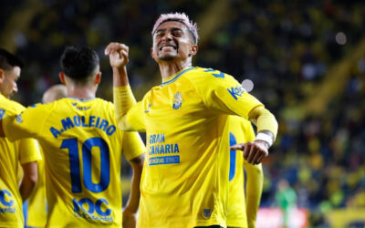 Las Palmas domina al Getafe con triunfo 2-0 en la liga española